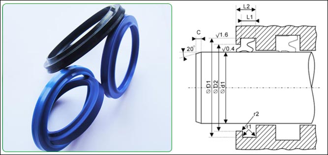 雙唇防塵圈F3 雙唇防塵圈F3