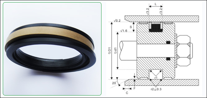 組合山形密封圈W8 組合山形密封圈W8